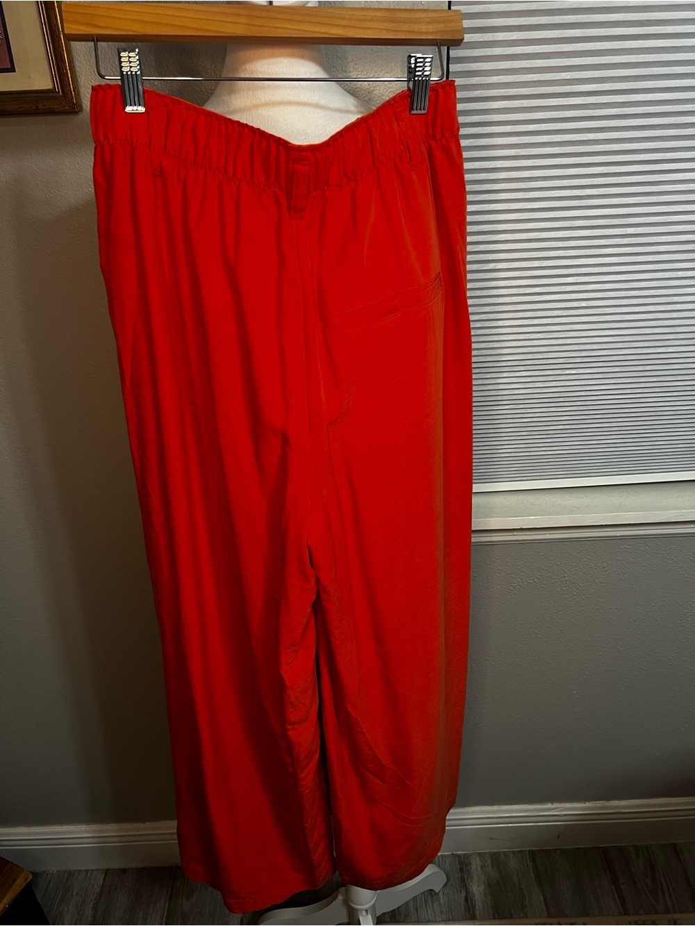 Free People Nothin to Say pleated trouser rare small orange pockets - Picture 10 of 13